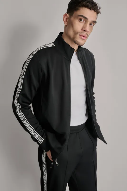 LOGO TAPE TRACK JACKET sold by DKNY