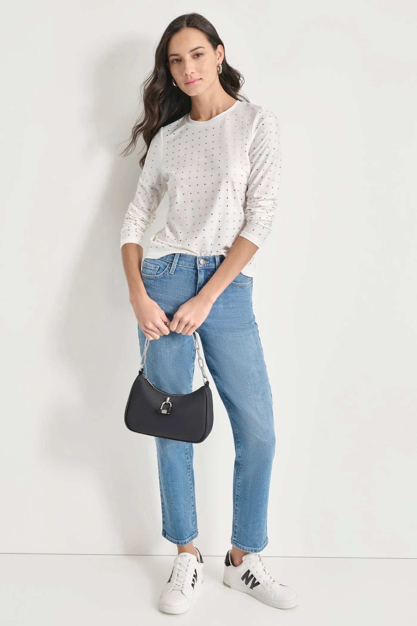 Studded Long Sleeve Top sold by DKNY product image thumbnail 3