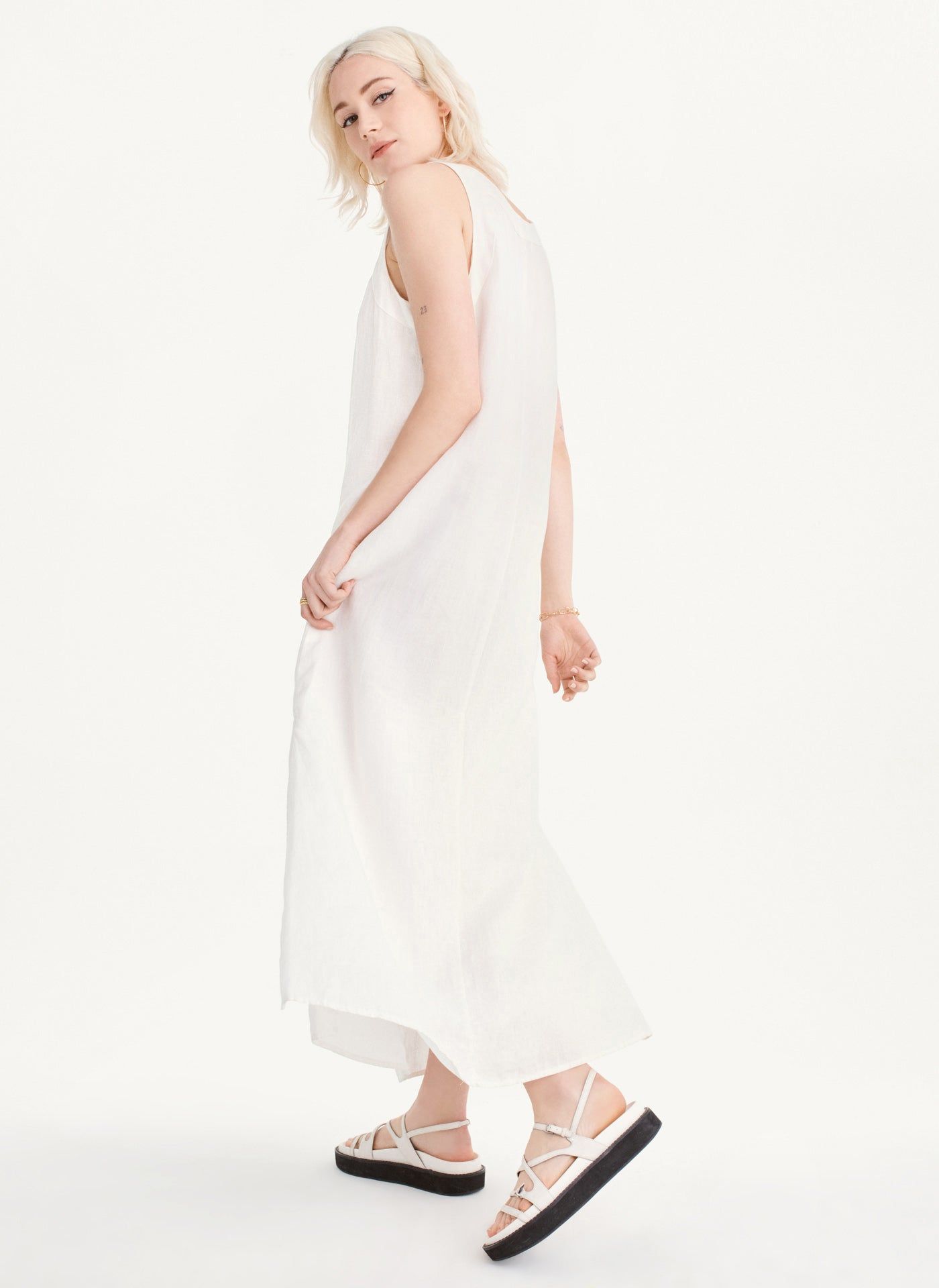 V-NECK MAXI DRESS sold by DKNY product image thumbnail 2