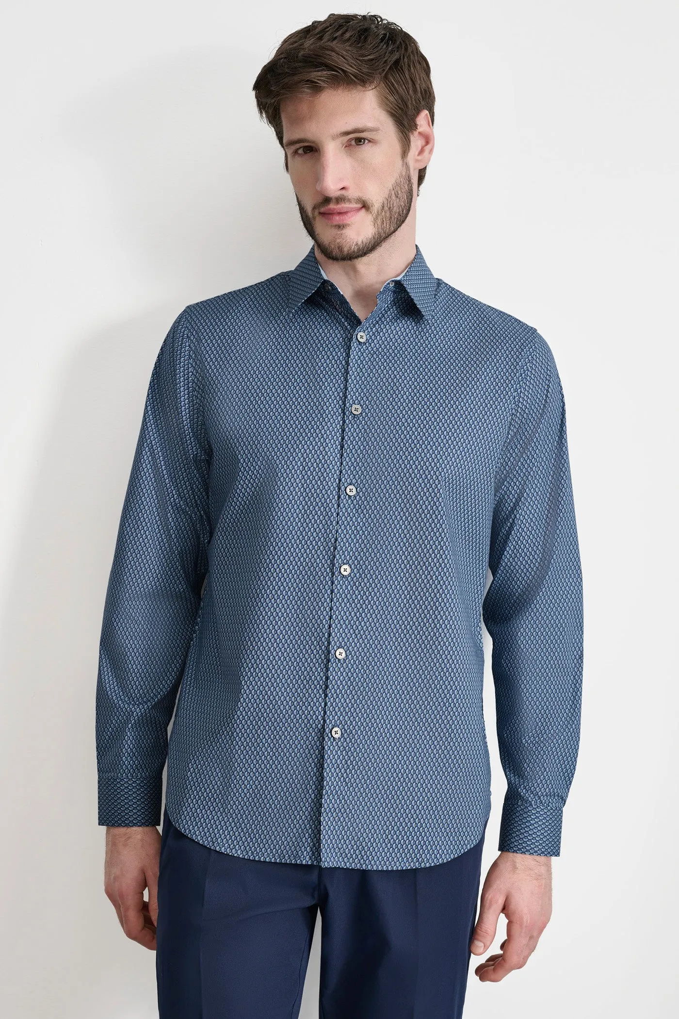 LAYERED LOGO SHIRT sold by DKNY