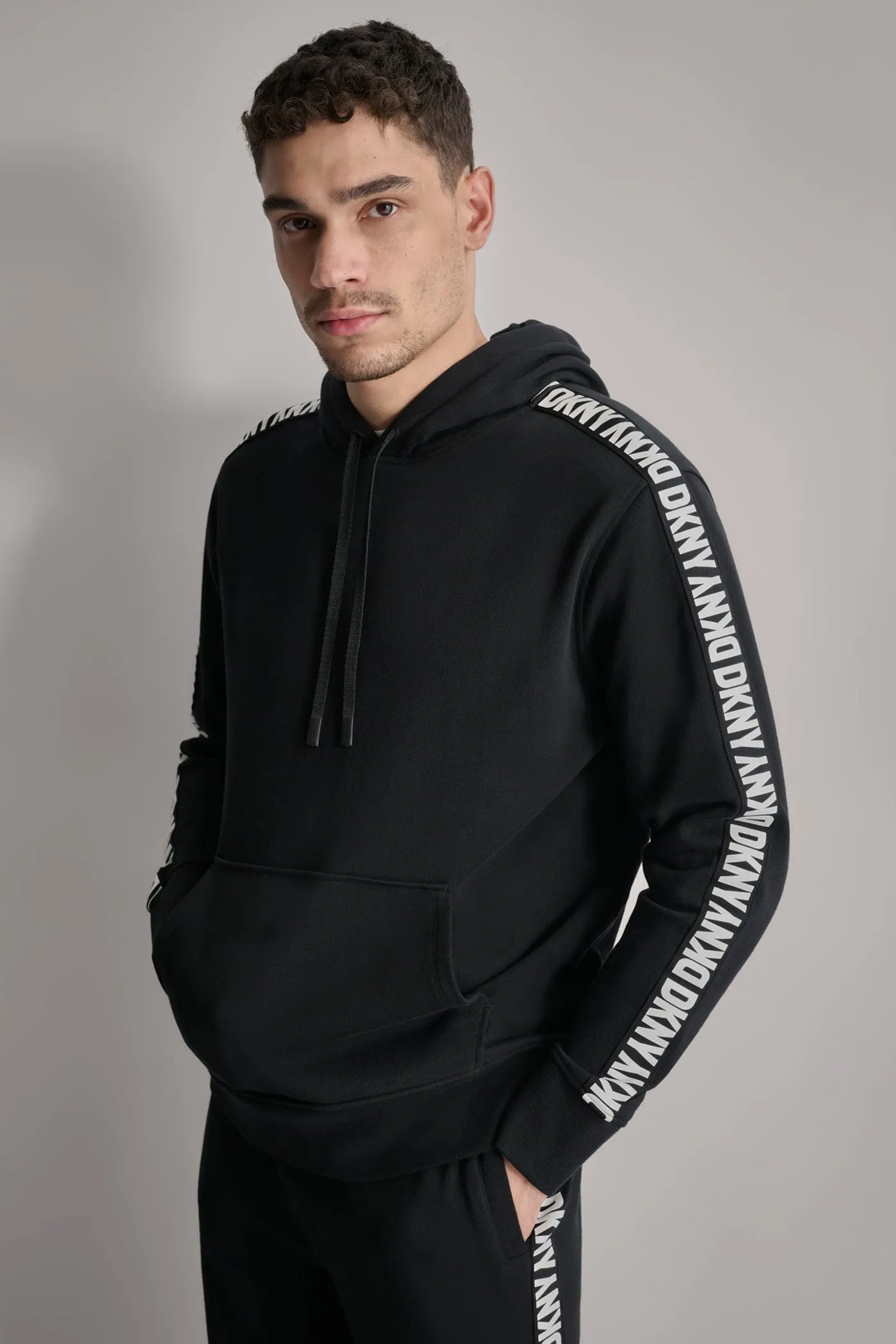 LOGO TAPE HOODIE sold by DKNY product image thumbnail 3