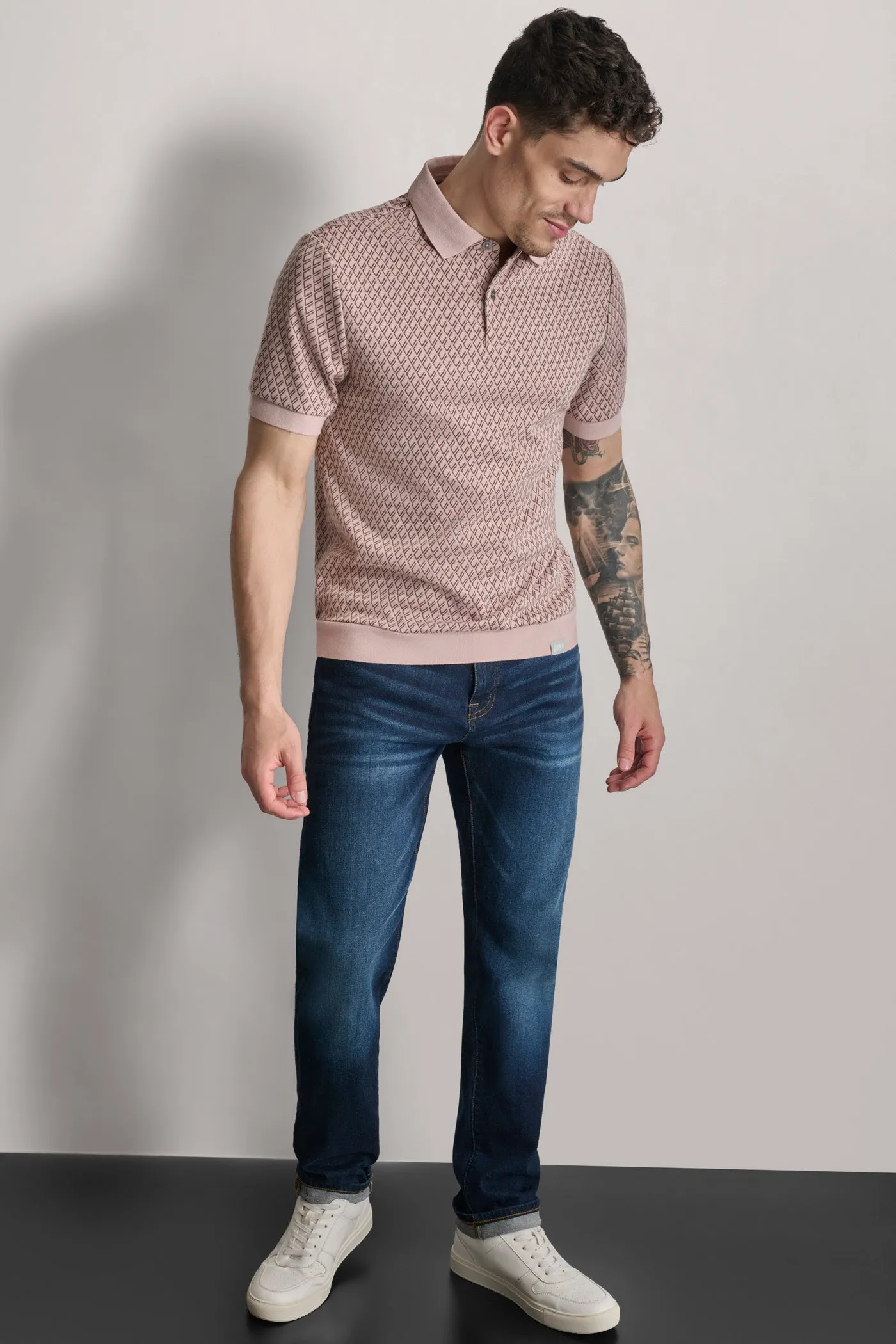 RETRO JACQUARD POLO sold by DKNY product image thumbnail 3