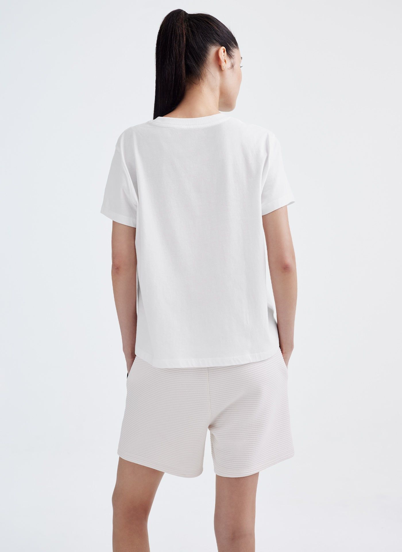 RHINESTONE STRIPE LOGO TEE sold by DKNY product image thumbnail 2