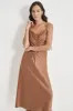 CRYSTAL EMBELLISHED RUCHED DRESS sold by DKNY