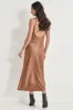 CRYSTAL EMBELLISHED RUCHED DRESS sold by DKNY