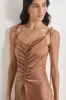 CRYSTAL EMBELLISHED RUCHED DRESS sold by DKNY