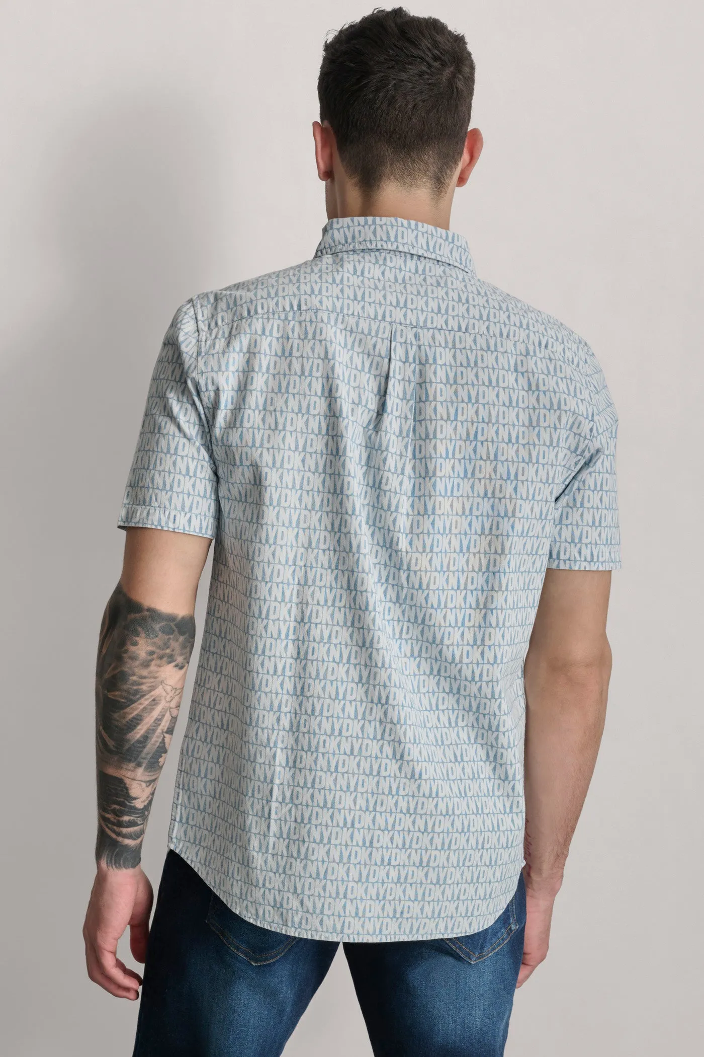 PRINTED CHAMBRAY SHIRT sold by DKNY product image thumbnail 2