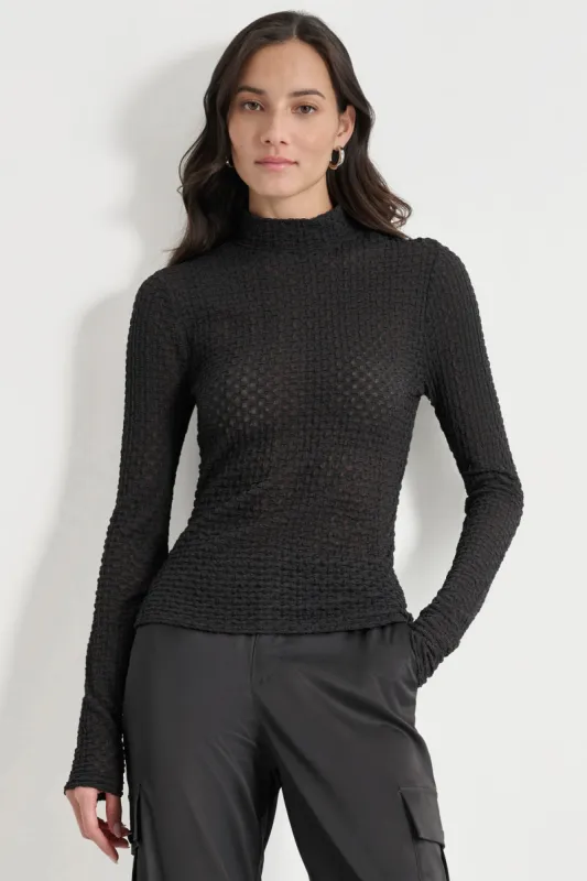 PEBBLE LACE TURTLENECK sold by DKNY