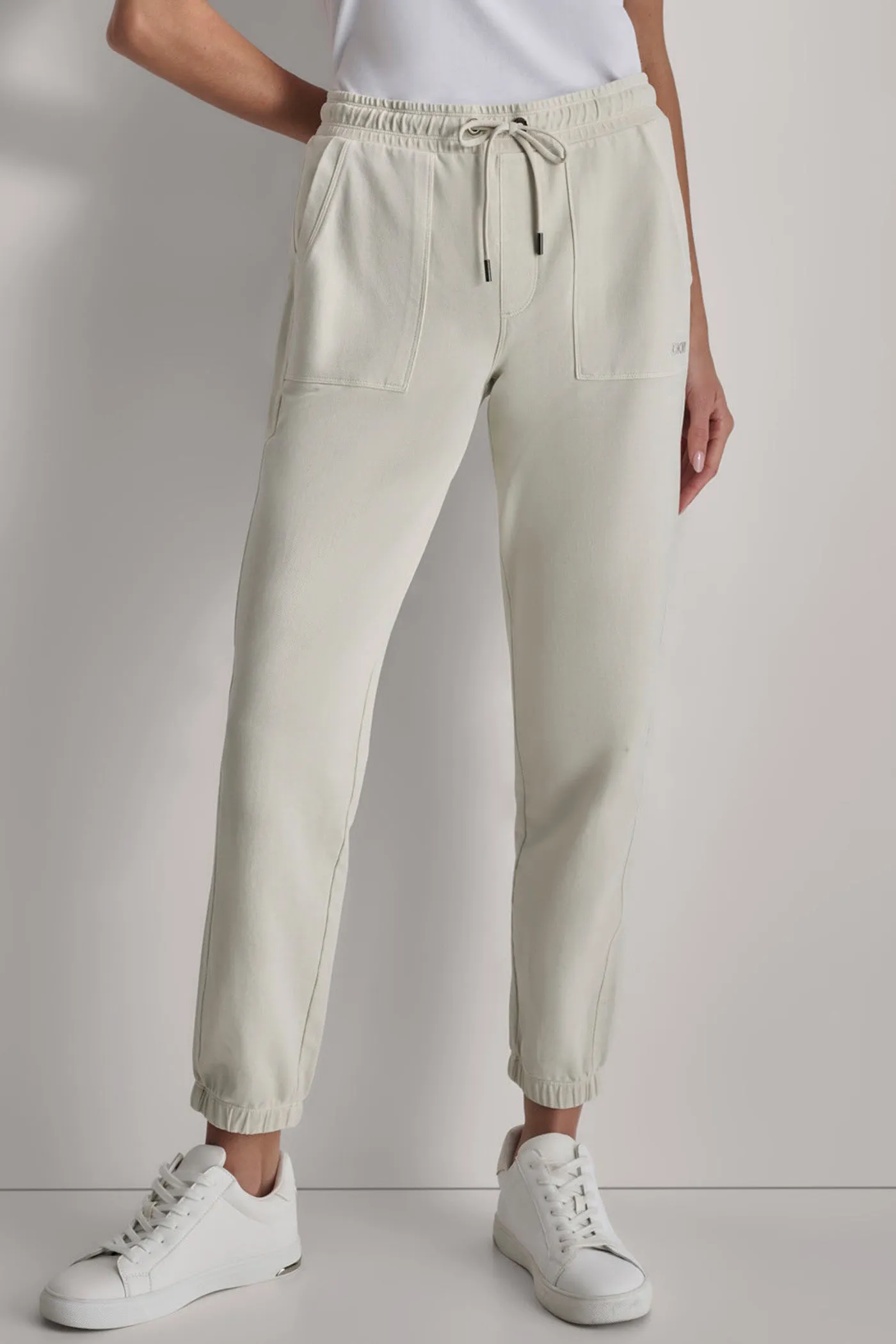 SMOCKED WAISTBAND JOGGER sold by DKNY
