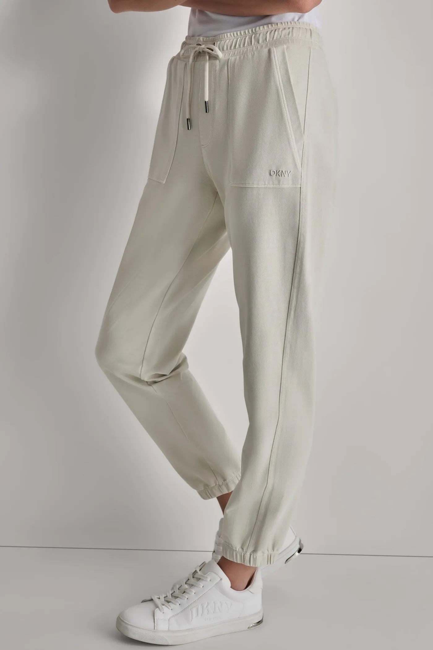 SMOCKED WAISTBAND JOGGER sold by DKNY product image thumbnail 4