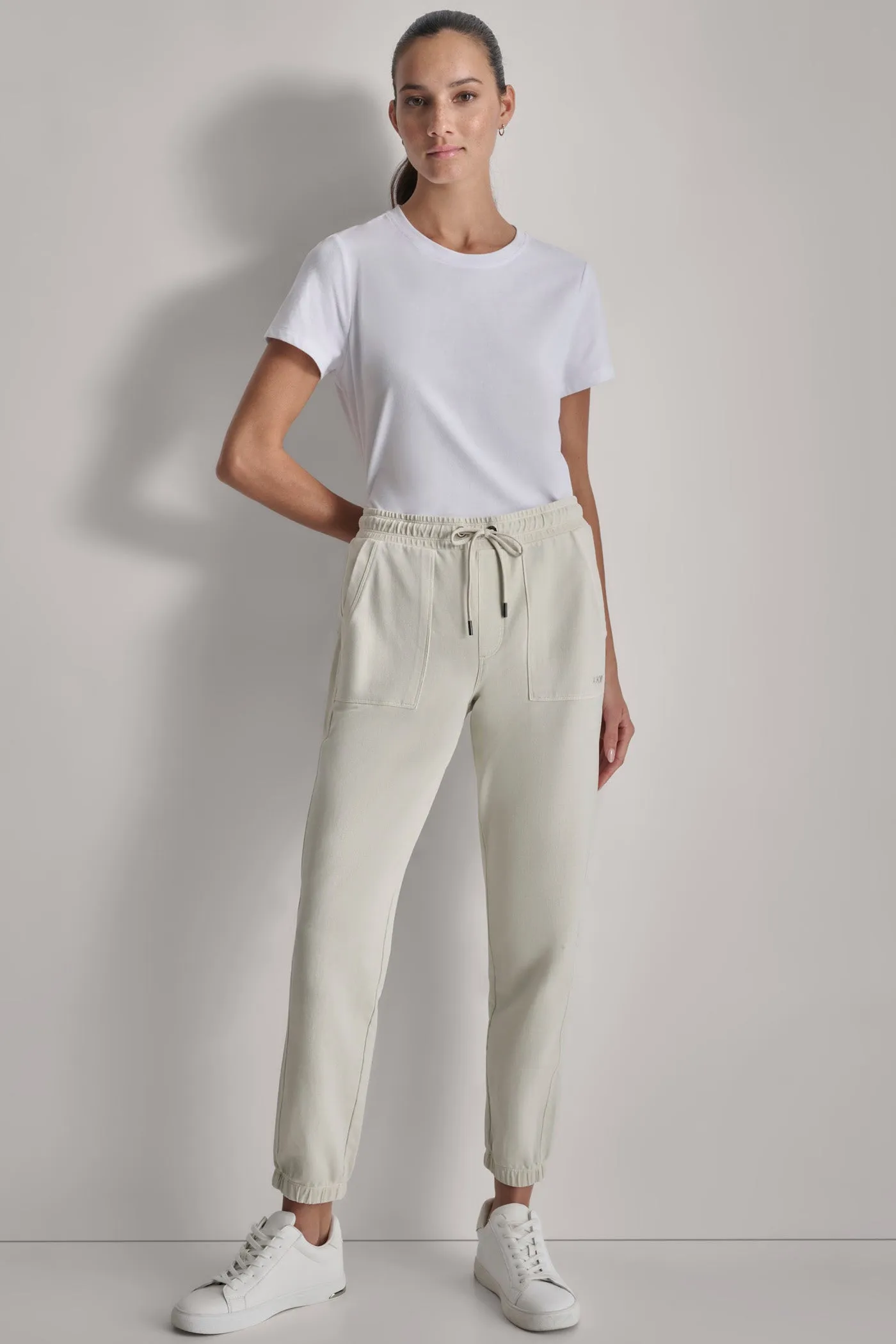 SMOCKED WAISTBAND JOGGER sold by DKNY product image thumbnail 3