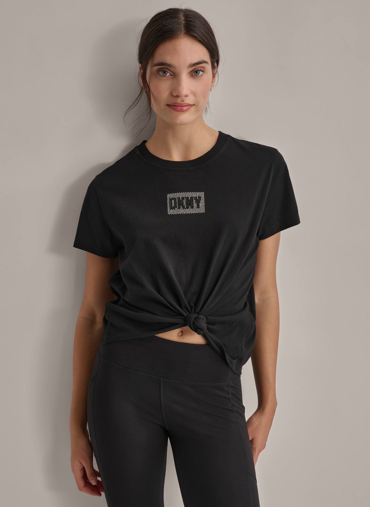 CRYSTAL LOGO TEE sold by DKNY