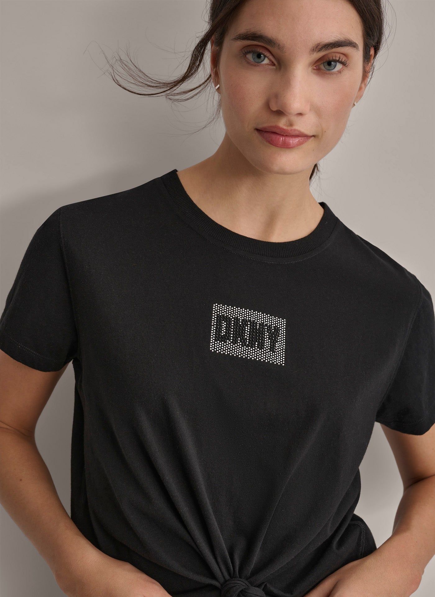 CRYSTAL LOGO TEE sold by DKNY product image thumbnail 3