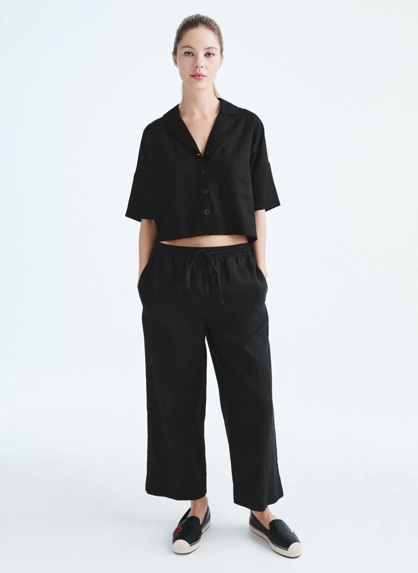 LINEN SHIRT WITH POCKET sold by DKNY product image thumbnail 3