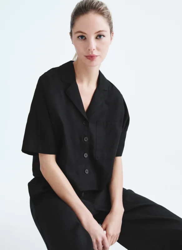 LINEN SHIRT WITH POCKET sold by DKNY