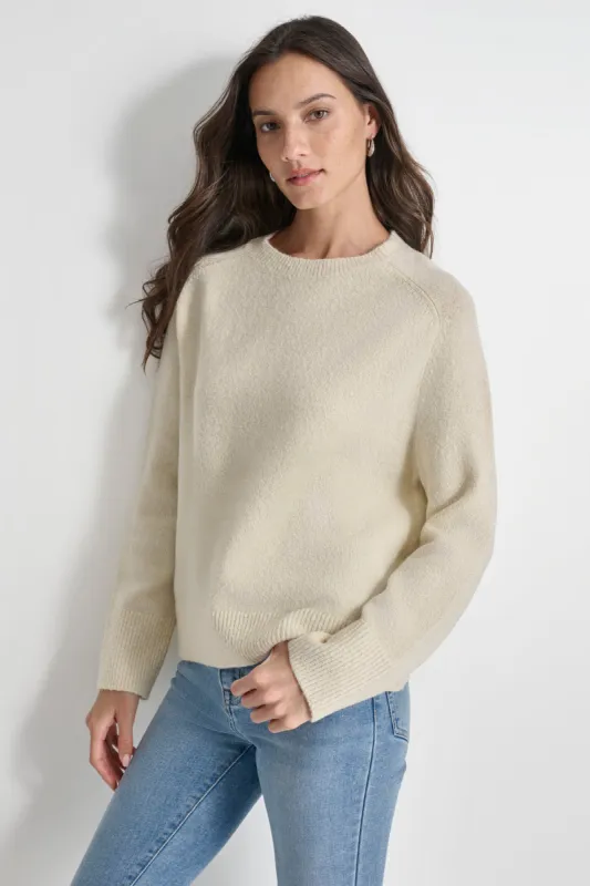 LUREX RAGLAN SLEEVE SWEATER sold by DKNY
