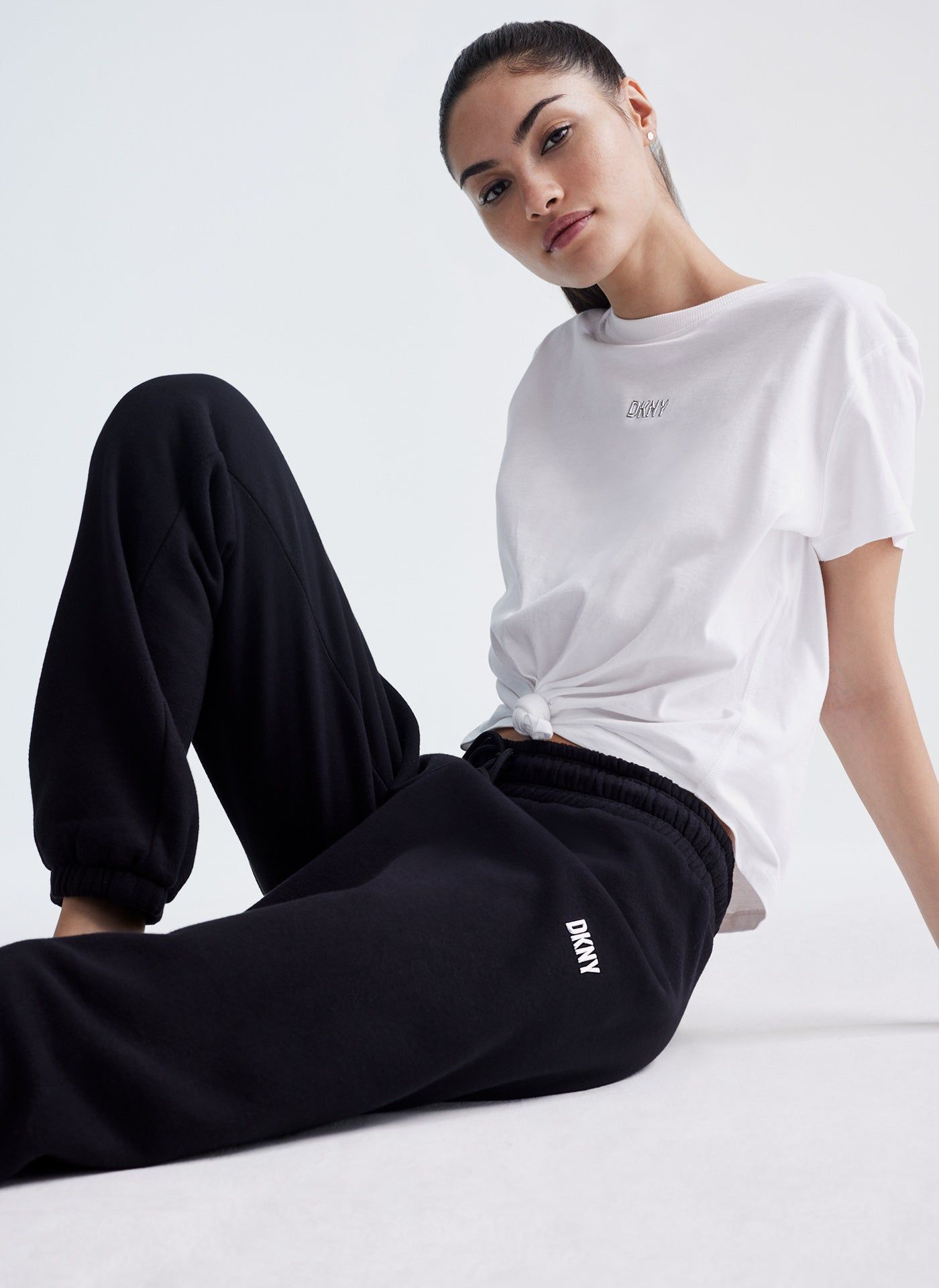 METALLIC BUBBLE LOGO JOGGER sold by DKNY product image thumbnail 3