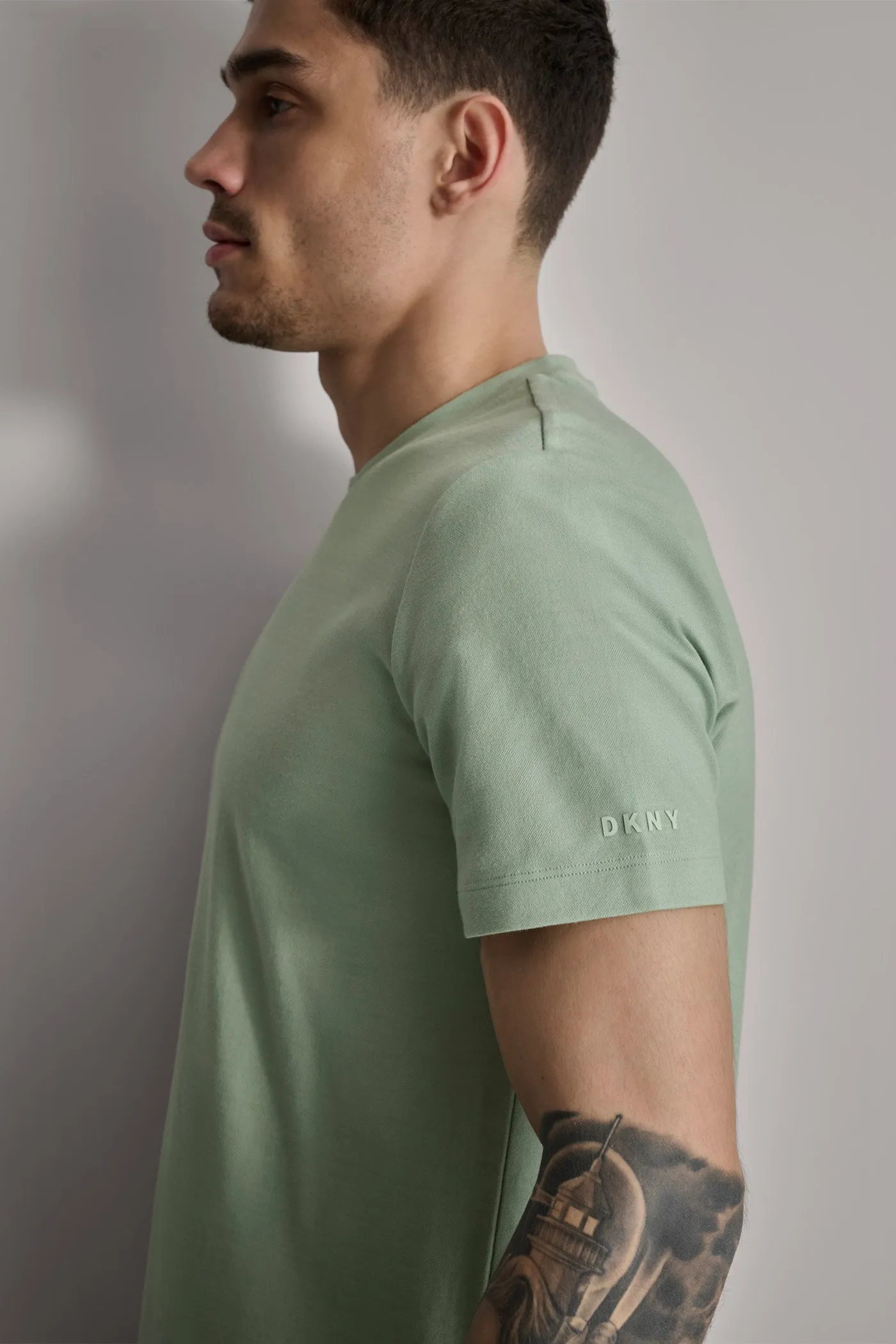 Cotton Poly Pique Tee sold by DKNY product image thumbnail 4
