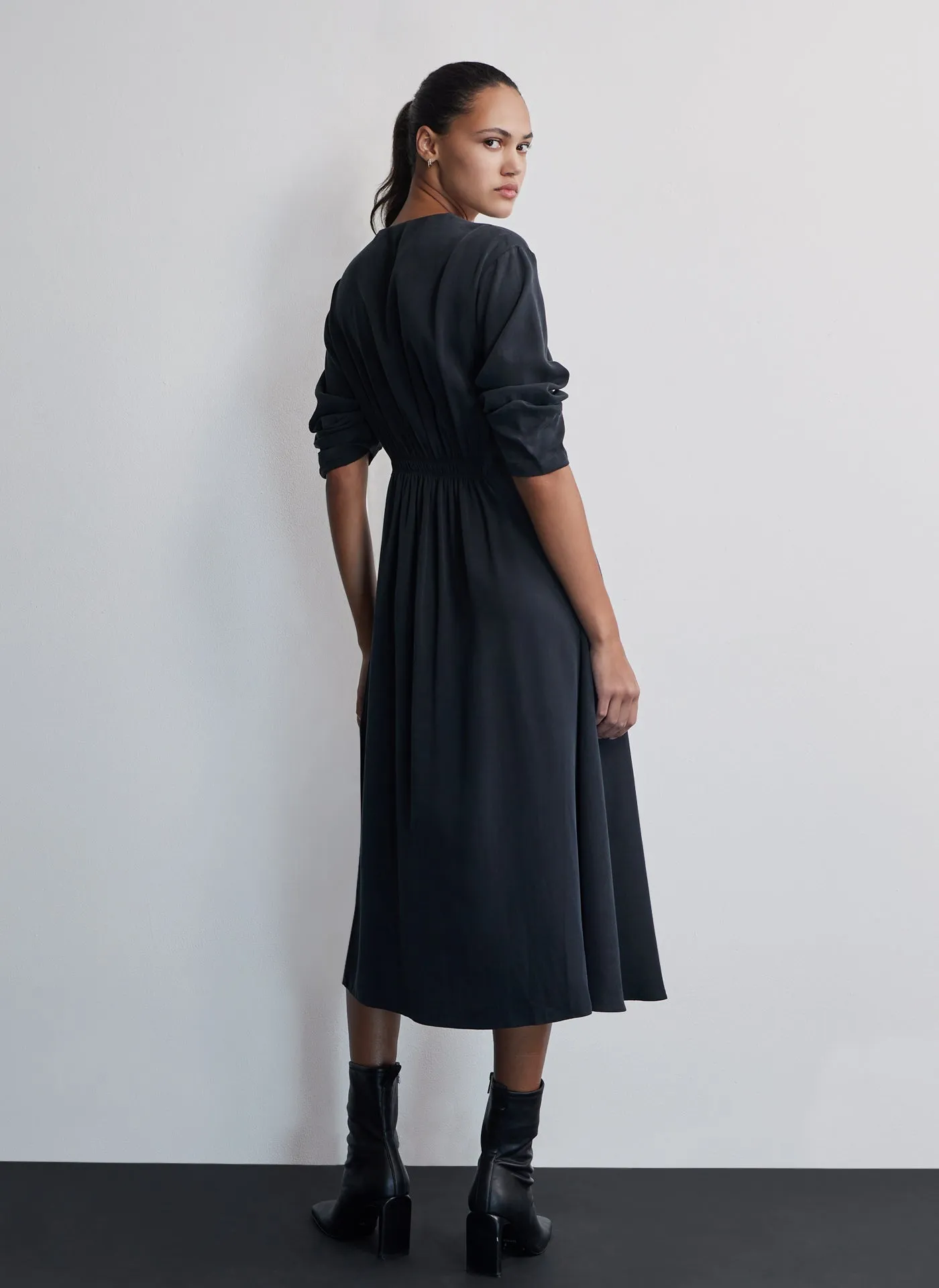 MIDI DRESS WITH SLIT sold by DKNY product image thumbnail 2