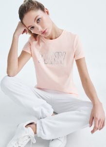 FOIL OUTLINE LOGO TEE sold by DKNY