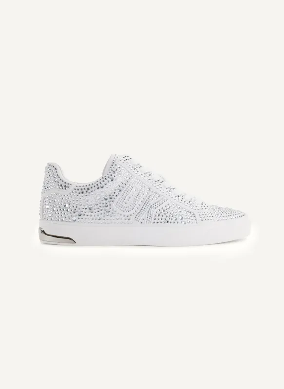 ABENI RHINESTONE LACE UP SNEAKER sold by DKNY