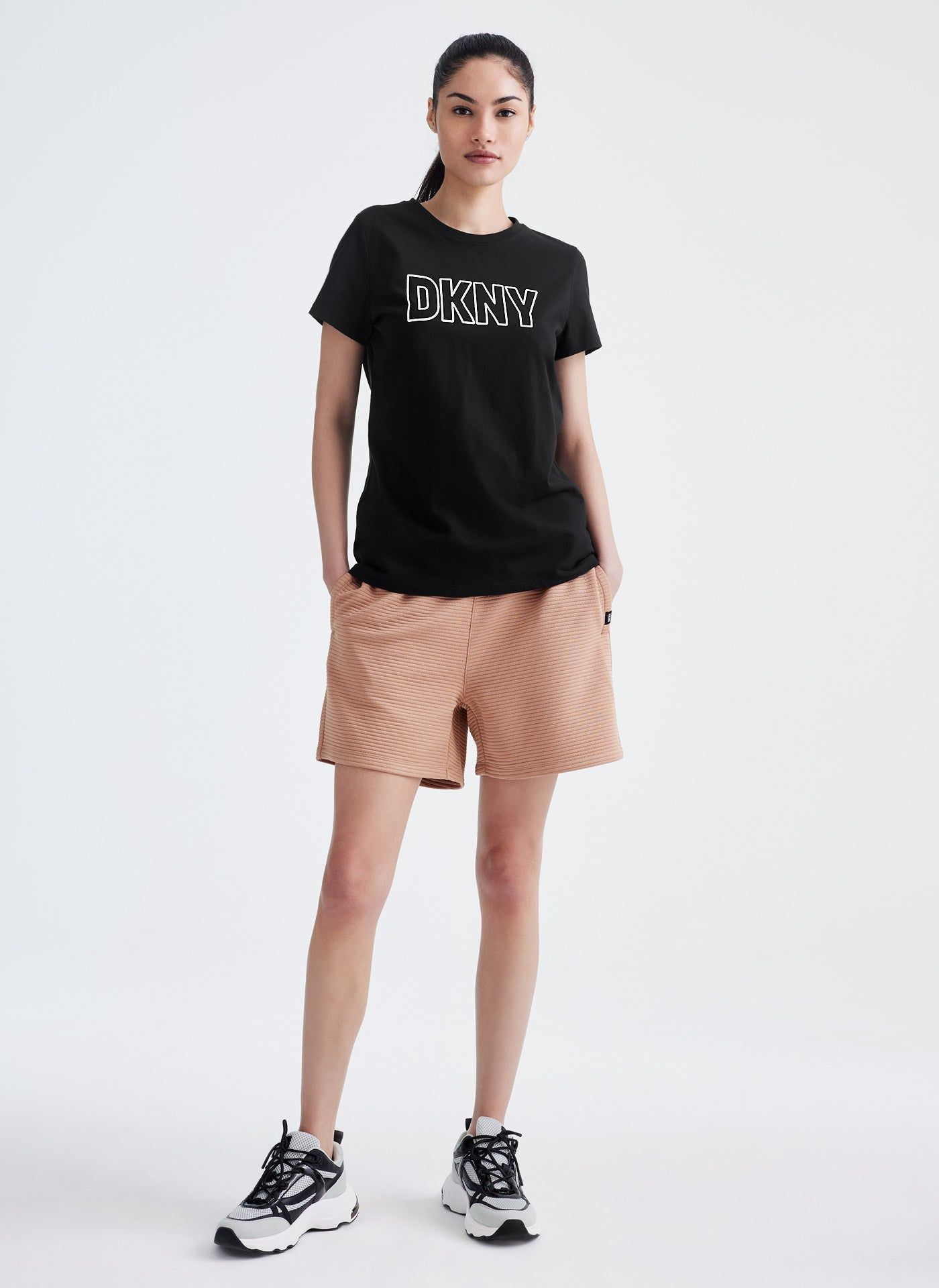 FOIL LOGO CREW NECK TEE sold by DKNY product image thumbnail 3