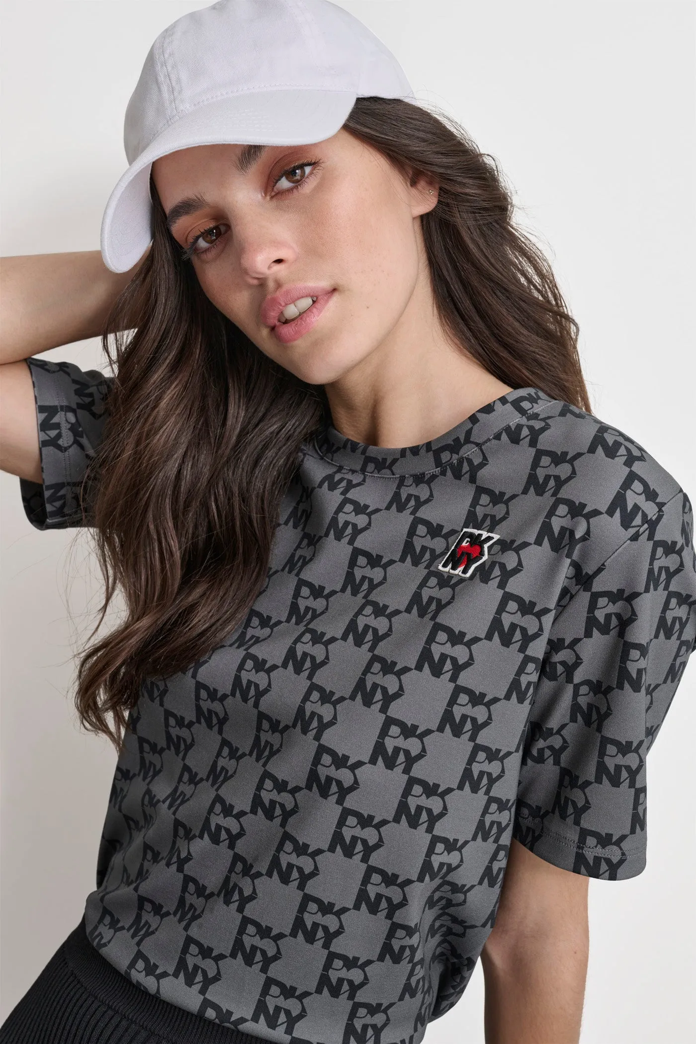 ALLOVER LOGO T-SHIRT sold by DKNY product image thumbnail 3