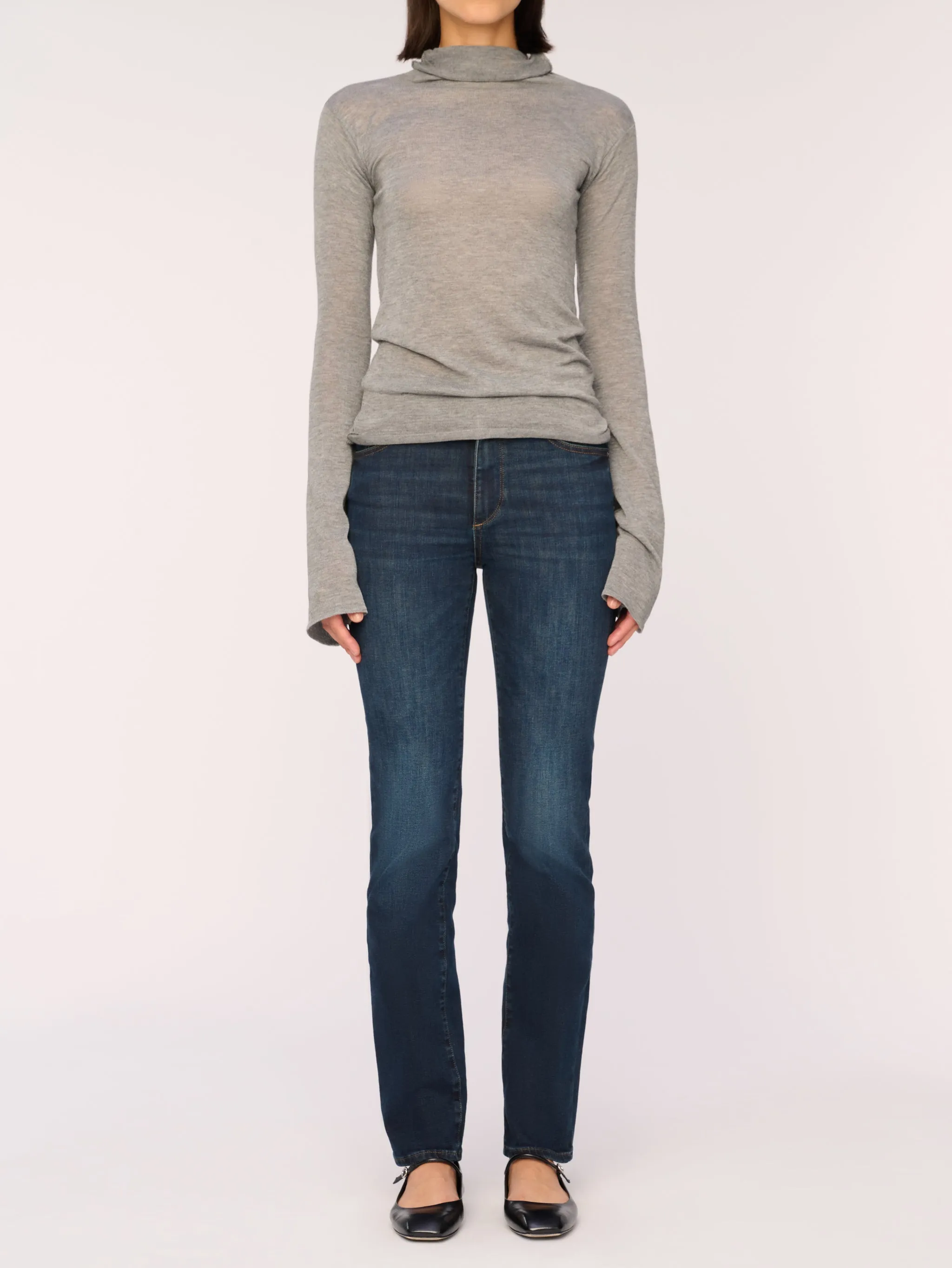 Turtleneck | Charcoal sold by DL1961 product image thumbnail 3