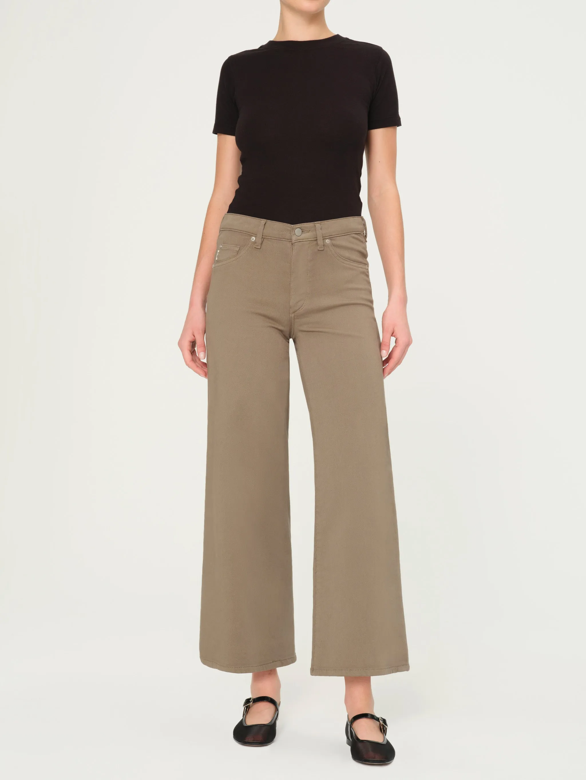 Hepburn Wide Leg High Rise Ankle | Coastal Marsh sold by DL1961 product image thumbnail 3
