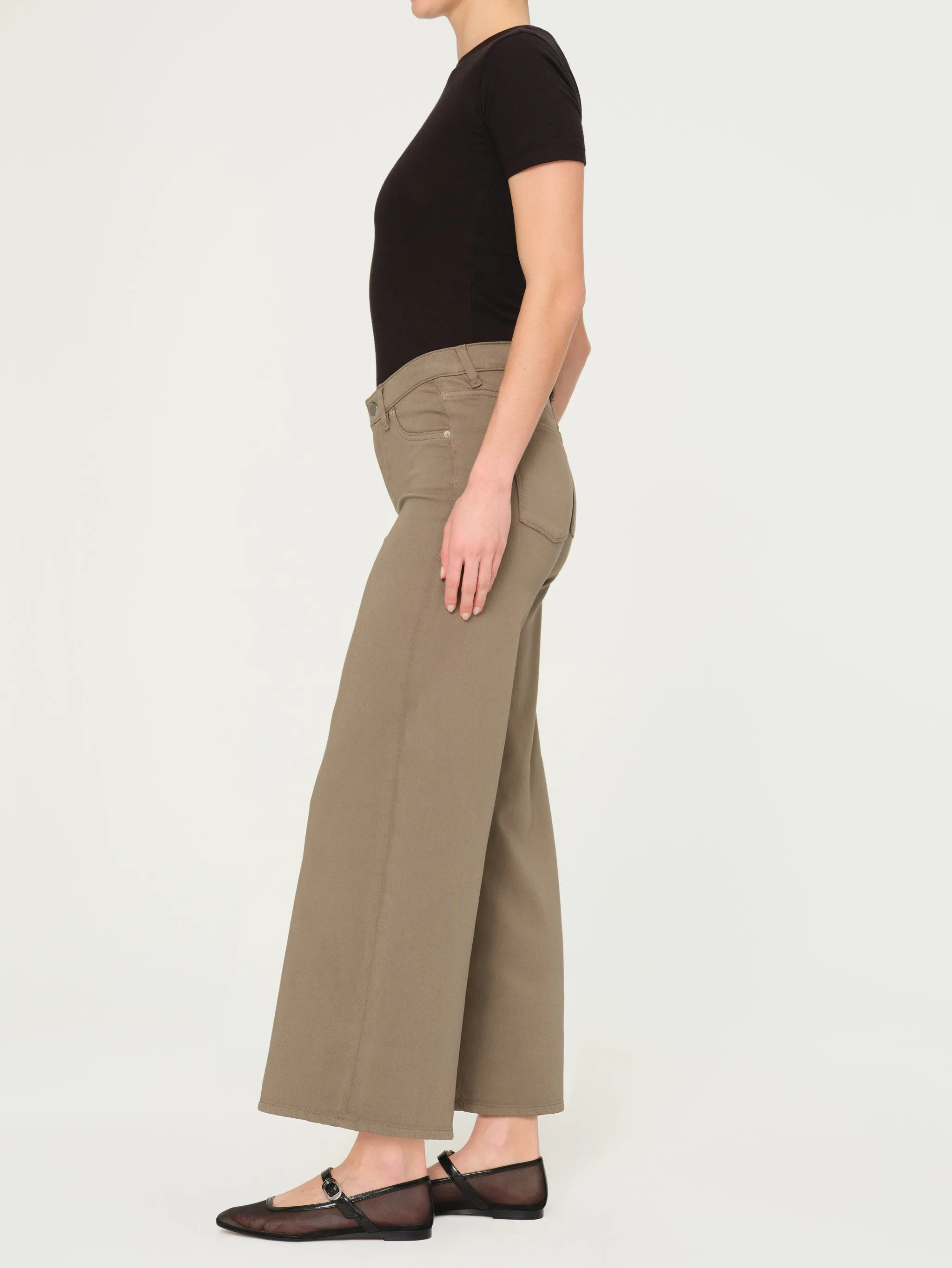 Hepburn Wide Leg High Rise Ankle | Coastal Marsh sold by DL1961 product image thumbnail 4