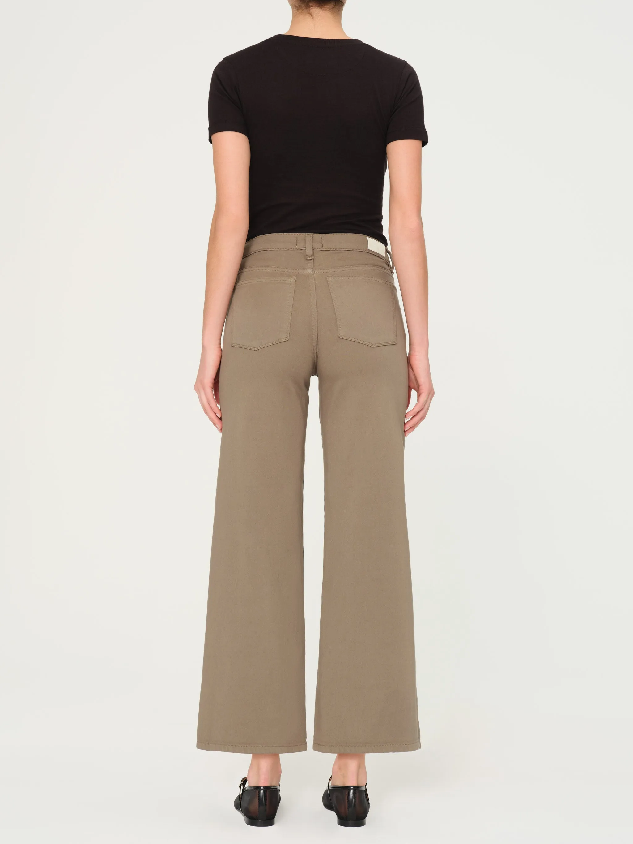 Hepburn Wide Leg High Rise Ankle | Coastal Marsh sold by DL1961 product image thumbnail 5
