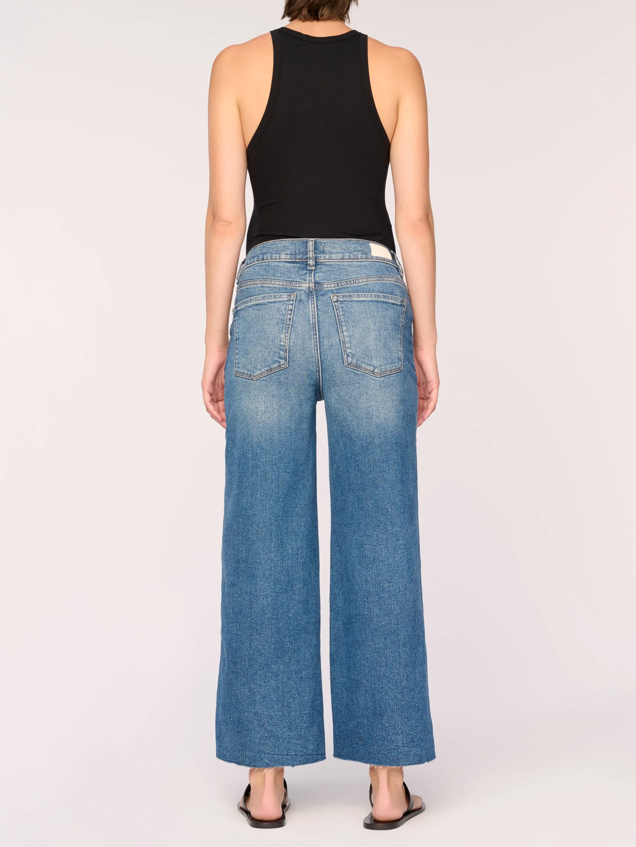 Hepburn Maternity Wide Leg Vintage Jeans | East Lake sold by DL1961 product image thumbnail 4