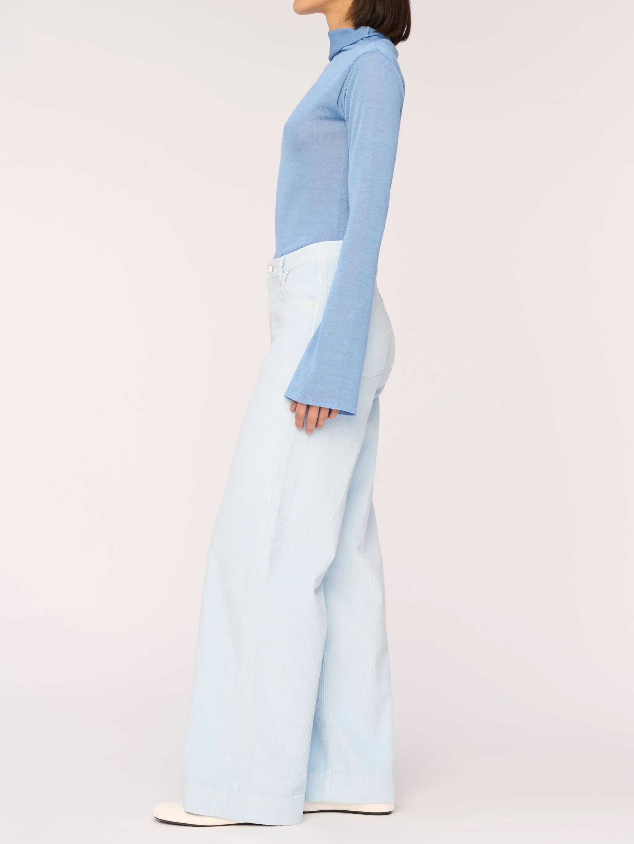 Zoie Wide Leg Relaxed Vintage | Cerulean sold by DL1961 product image thumbnail 3