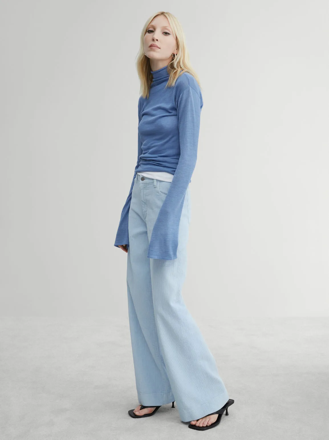 Zoie Wide Leg Relaxed Vintage | Cerulean sold by DL1961 product image thumbnail 2