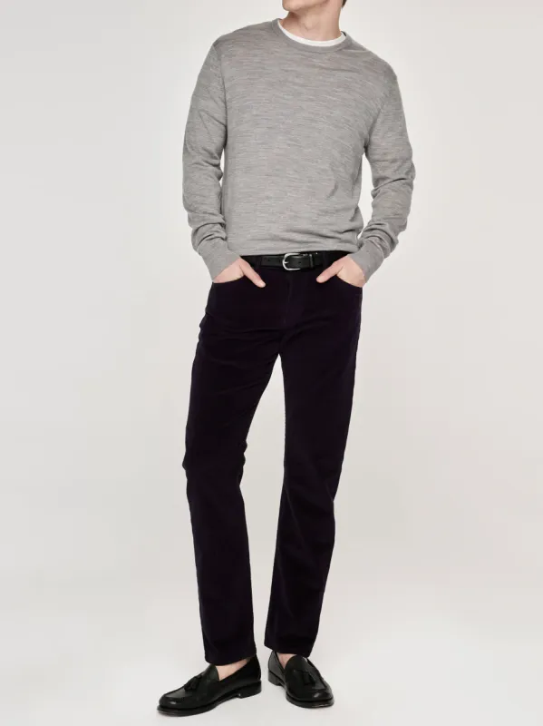 Russell Slim Straight Pants | Skyline Corduroy (Navy) sold by DL1961