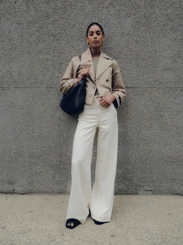 Hepburn Wide Leg High Rise 32" | Manilla Knit sold by DL1961