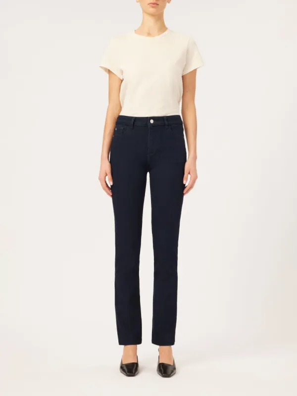 Coco Straight Mid Rise Curvy 34" Jeans | Flatiron sold by DL1961