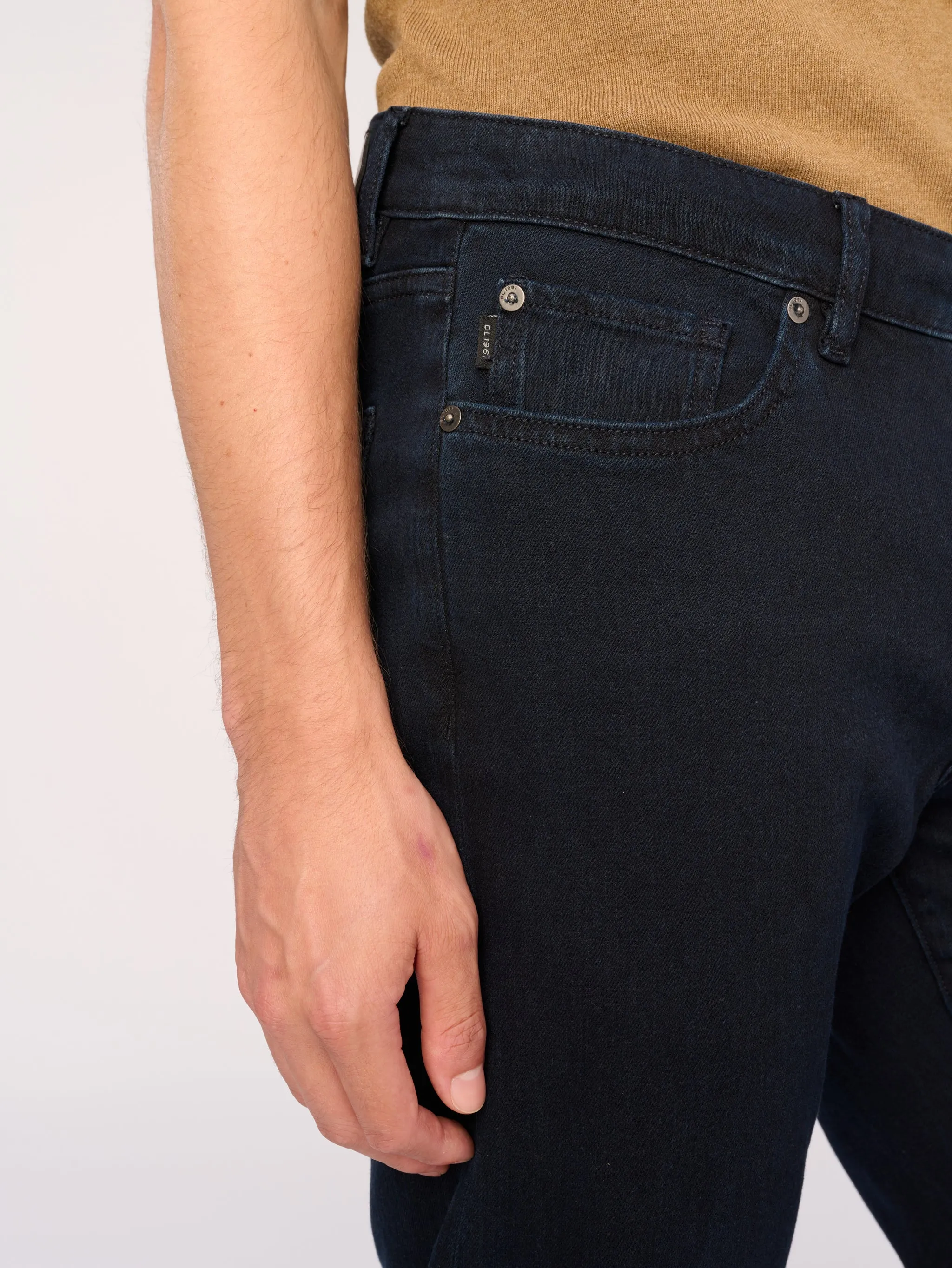 Avery Relaxed Straight Jeans | Grecian (Dark Indigo) sold by DL1961 product image thumbnail 5