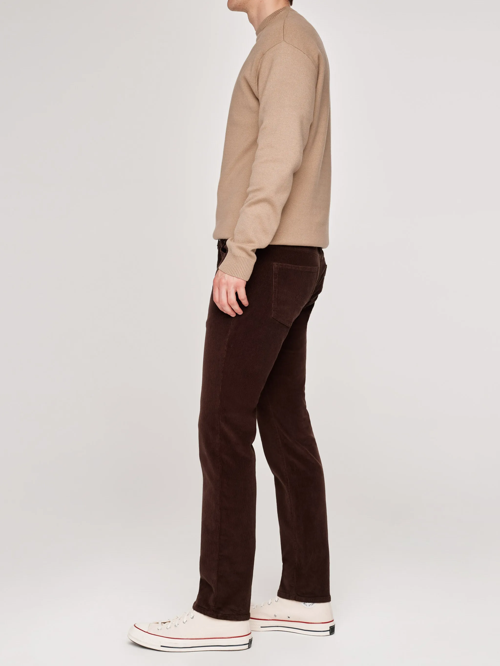 Nick Slim Pants | Meteorite Corduroy (Brown) sold by DL1961 product image thumbnail 2