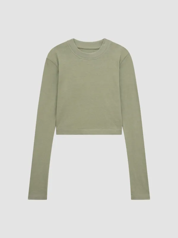 Tee Long Sleeve | Pistachio sold by DL1961