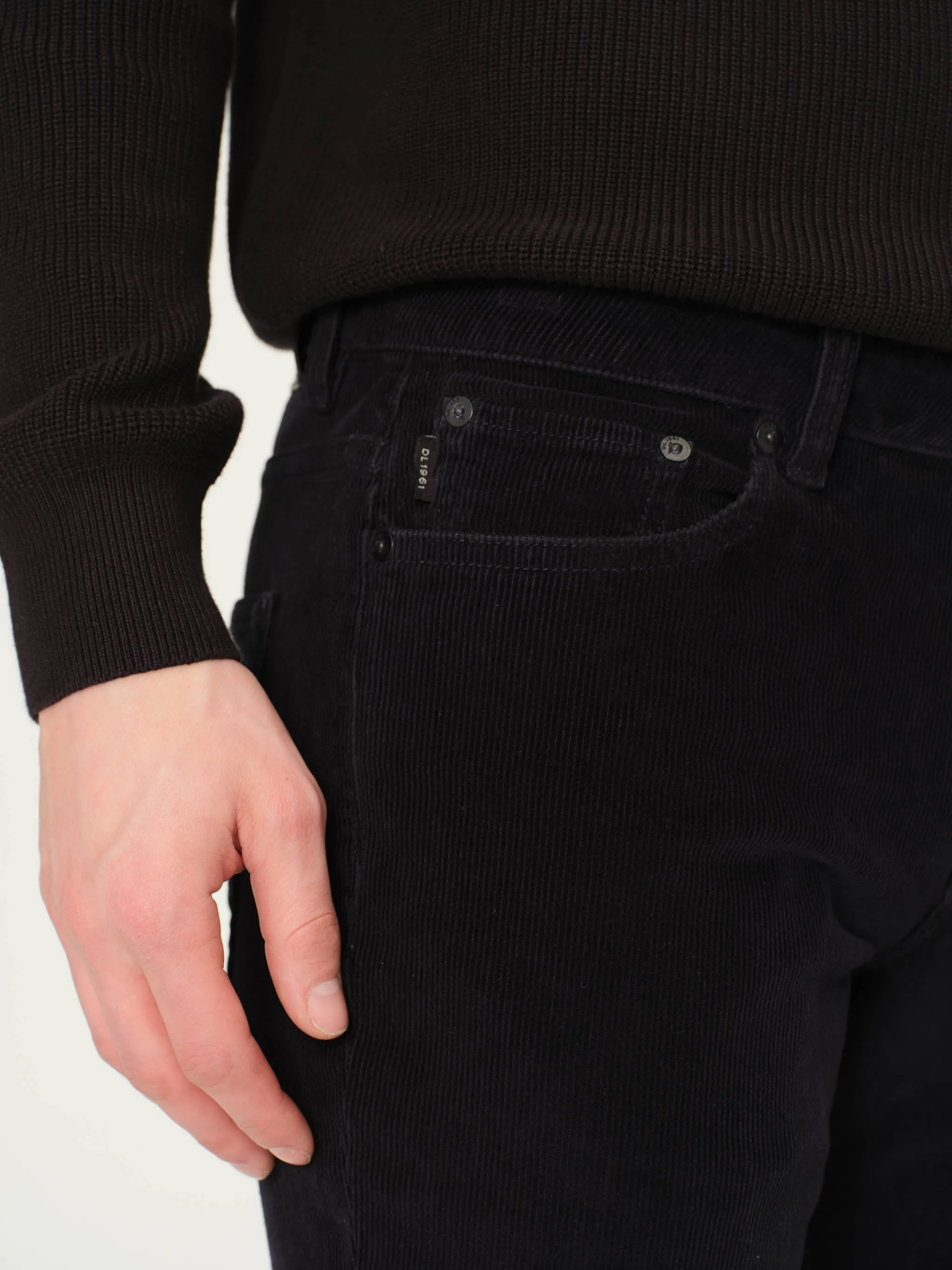 Nick Slim Pants | Skyline Corduroy (Navy) sold by DL1961 product image thumbnail 5