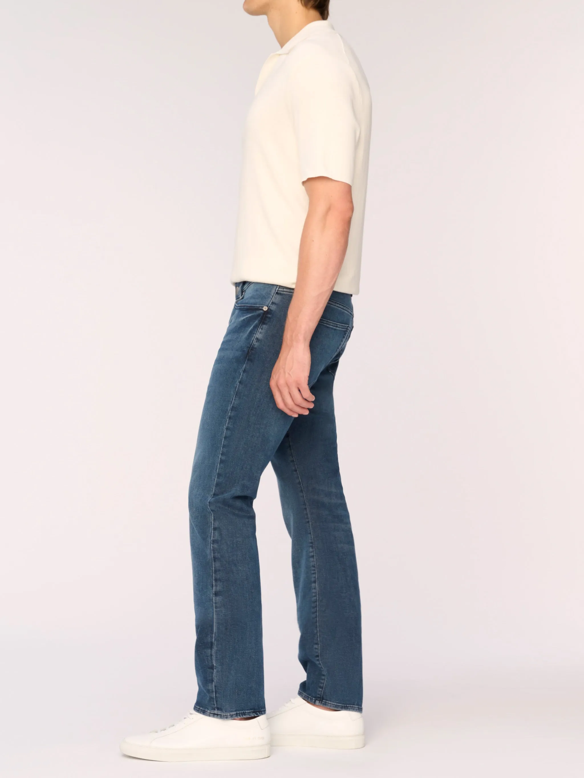 Russell Slim Straight Jeans | Riverside (Dark Indigo) sold by DL1961 product image thumbnail 2