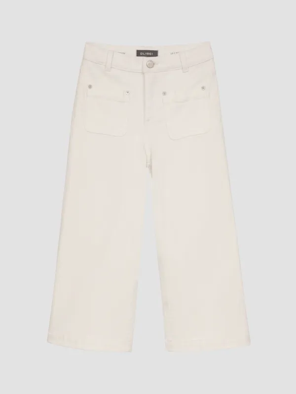 Lily Wide Leg Jeans | White Tide sold by DL1961