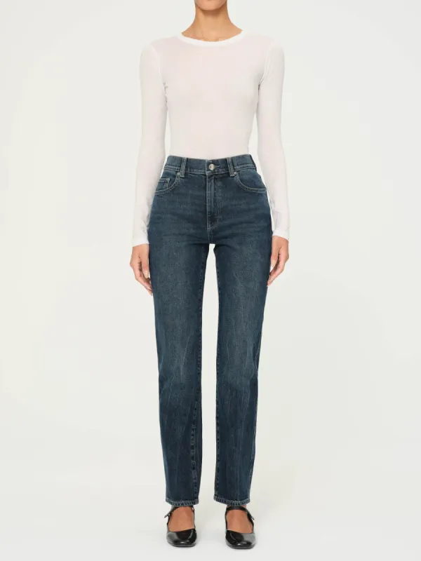 Patti Straight High Rise 31" Jeans | Cromer sold by DL1961