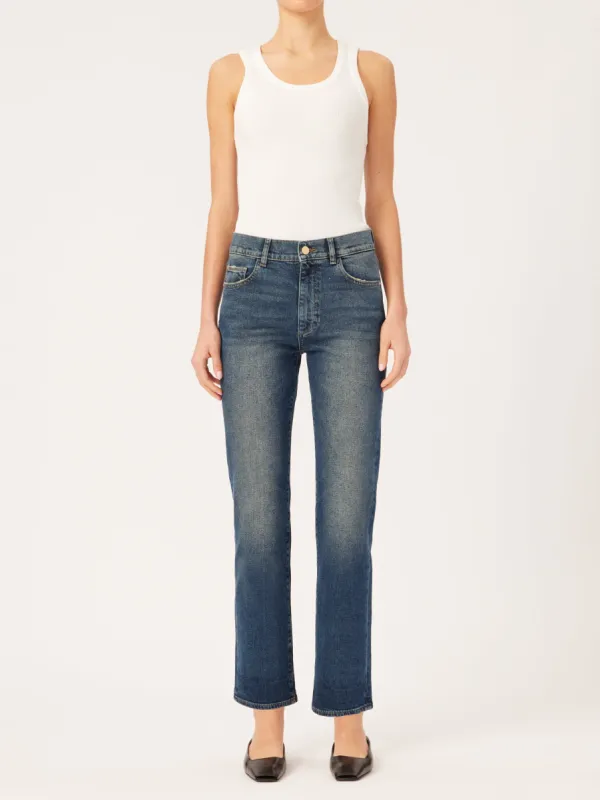 Patti Straight High Rise Vintage 27" Jeans | Fisher sold by DL1961