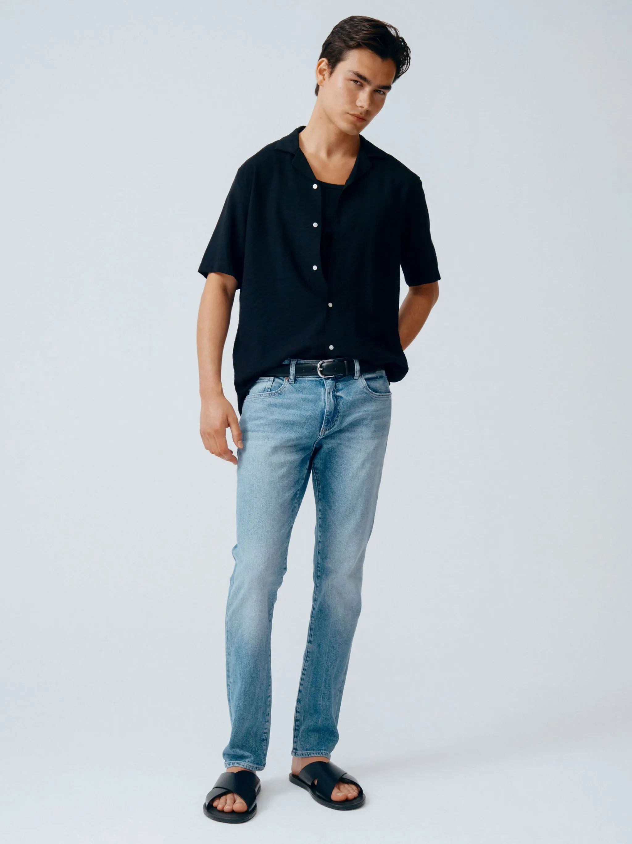 Nick Slim Jeans | Aged Mid (Light Indigo) sold by DL1961 product image thumbnail 2