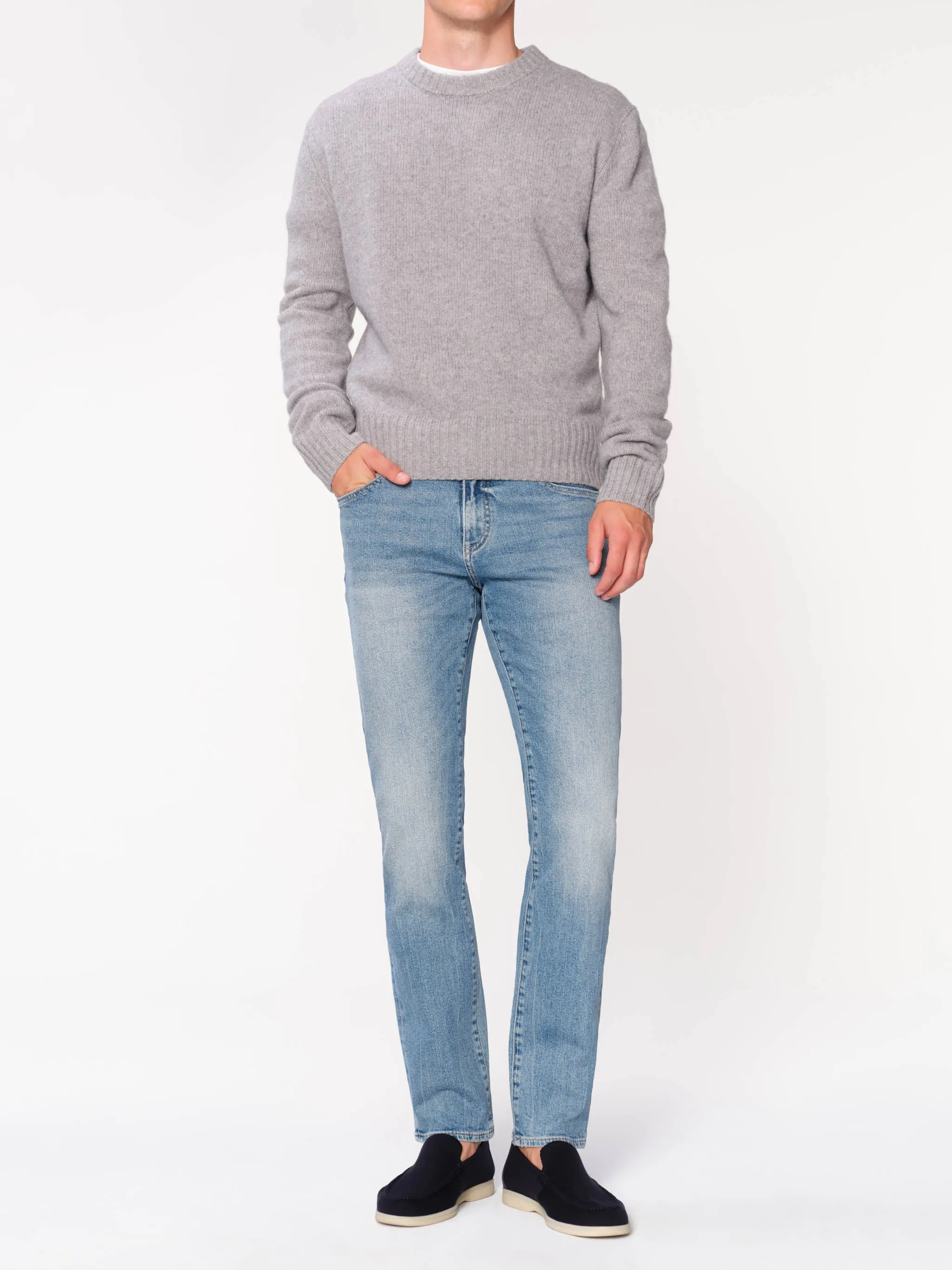 Nick Slim Jeans | Aged Mid (Light Indigo) sold by DL1961