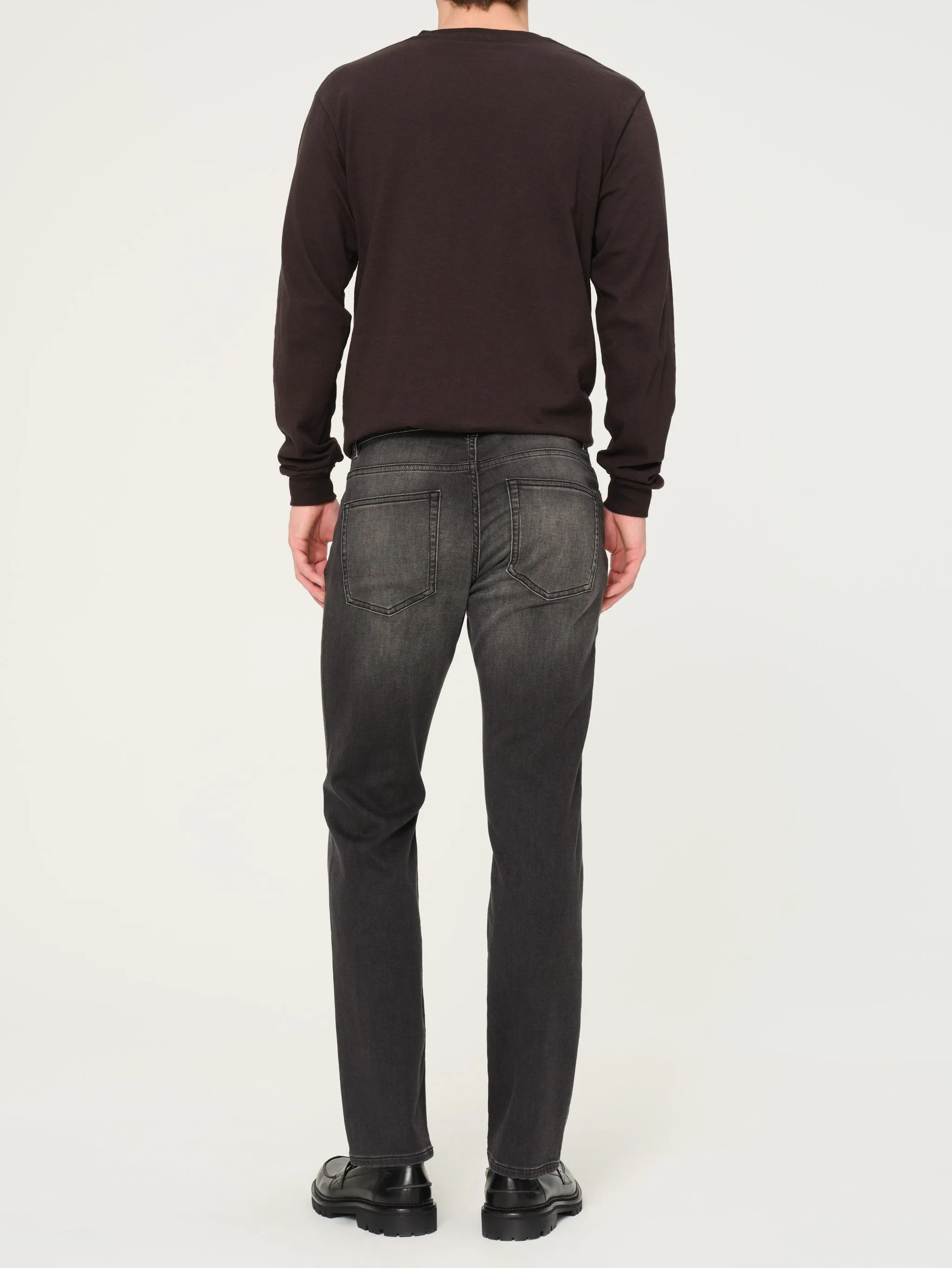 Nick Slim Jeans | Washed Black Knit sold by DL1961 product image thumbnail 4