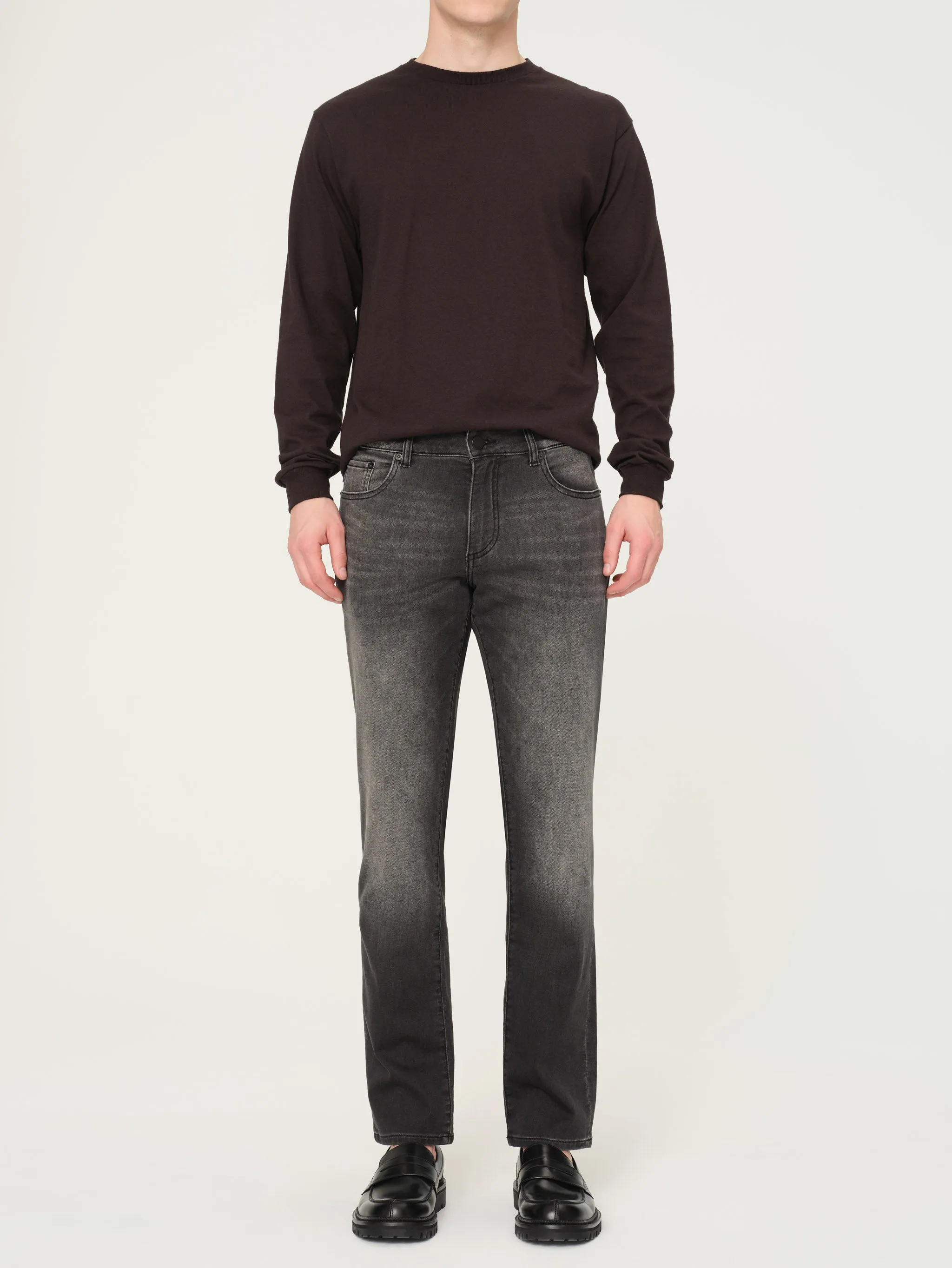 Nick Slim Jeans | Washed Black Knit sold by DL1961 product image thumbnail 2