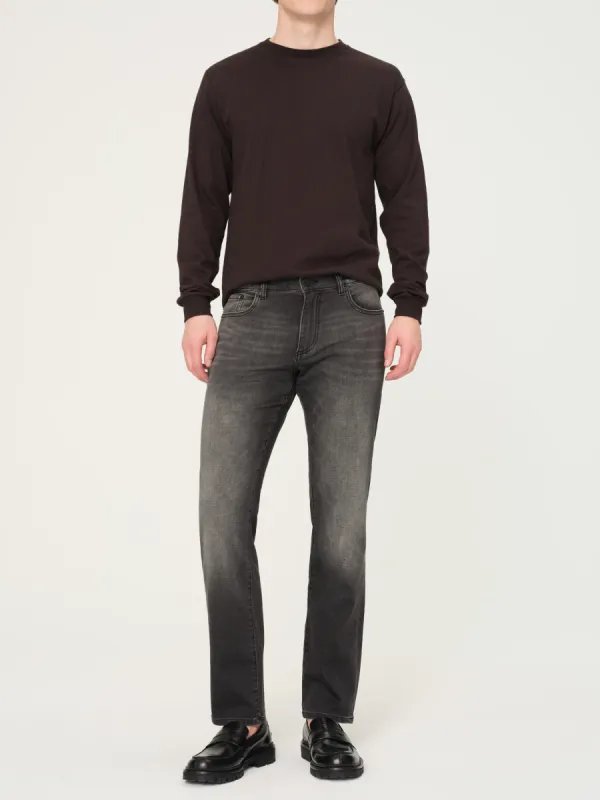 Nick Slim Jeans | Washed Black Knit sold by DL1961